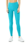 High-Waist Alosoft Flow Legging - Bright Aqua Heather
