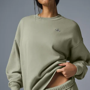 Accolade Crew Neck Pullover - Limestone