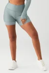 5 Airlift Double Trouble Biker Short - Cosmic Grey