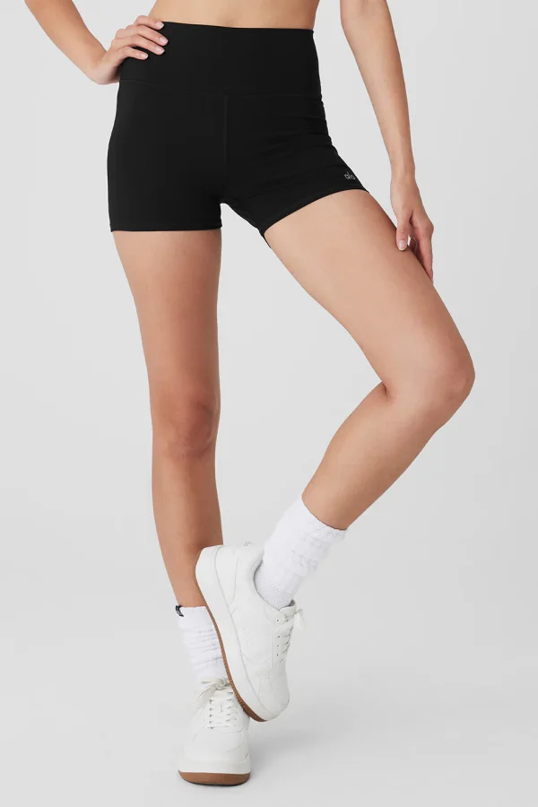 4 Vapor High-Waist Fierce Short - Black