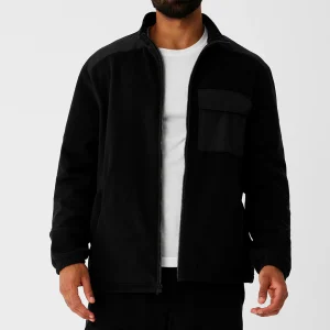 Polar Fleece Ridge Full Zip Jacket - Black