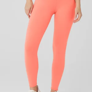 7/8 High-Waist Airbrush Legging - Candy Orange