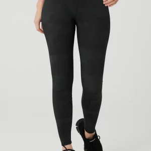 High-Waist Camo Vapor Legging - Black Camouflage