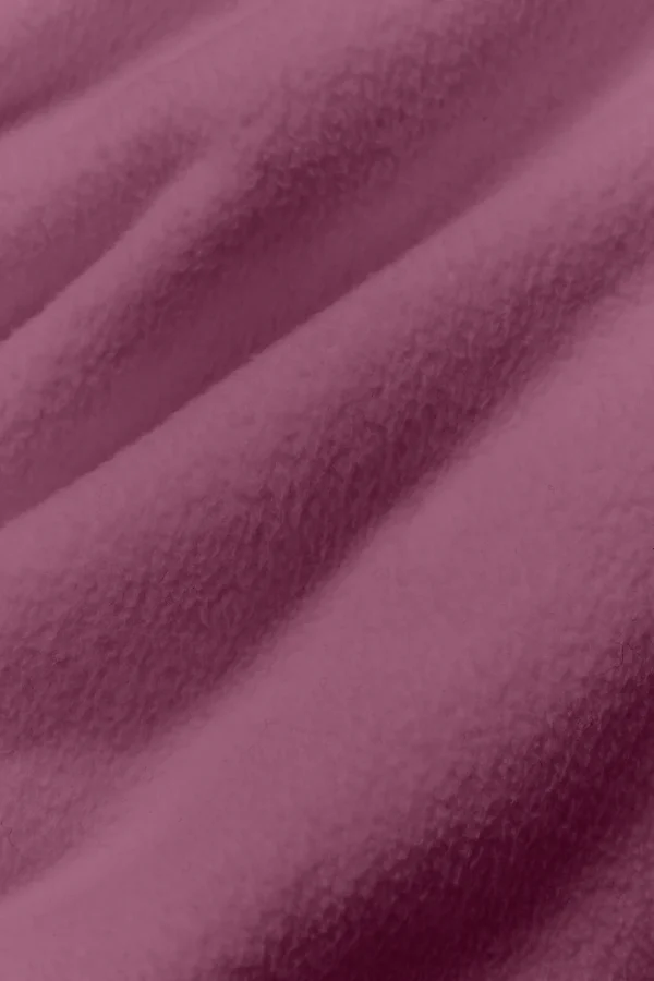 Polar Fleece Cropped Wintry Mix Jacket - Soft Mulberry