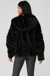 Knock Out Faux Fur Jacket - Black