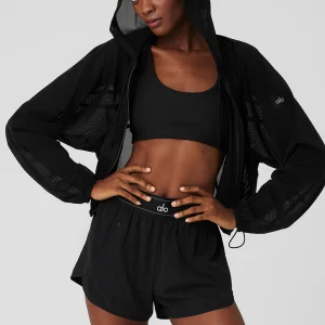 Mesh Sheer Bliss Jacket - Black