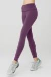 7/8 High-Waist Airbrush Legging - Dark Plum
