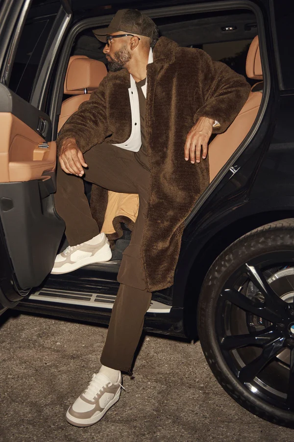 Alo Recovery Mode Sneaker - Gravel/White