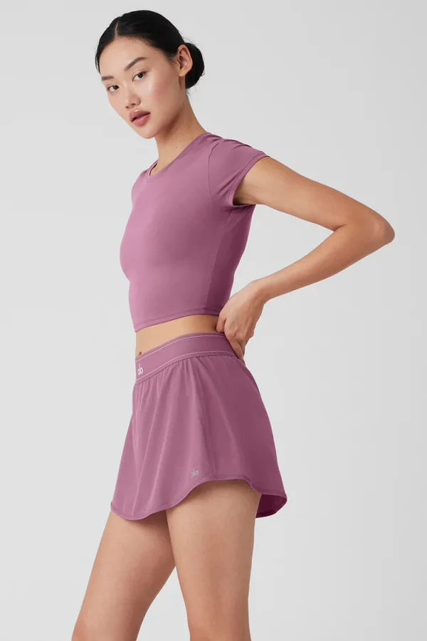 ALOSOFT CROP FINESSE SHORT SLEEVE