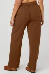 Accolade Straight Leg Sweatpant - Cinnamon Brown