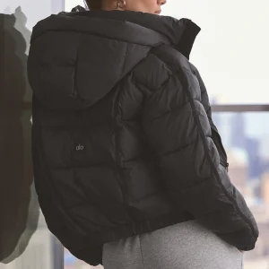 Aspen Love Puffer Jacket - Black