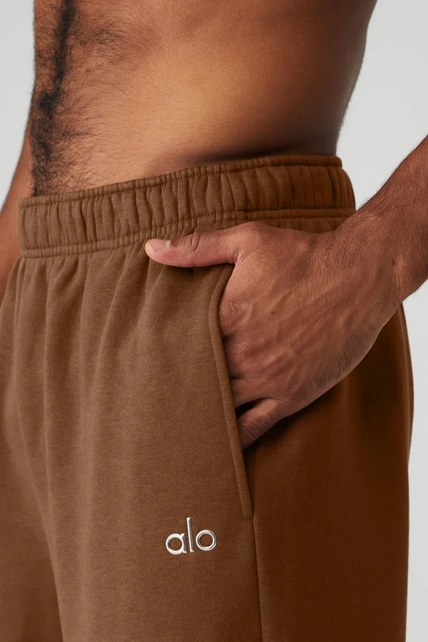 Accolade Straight Leg Sweatpant - Cinnamon Brown