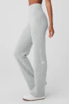 Cashmere High-Waist Plush Waffle Pant - Athletic Heather Grey