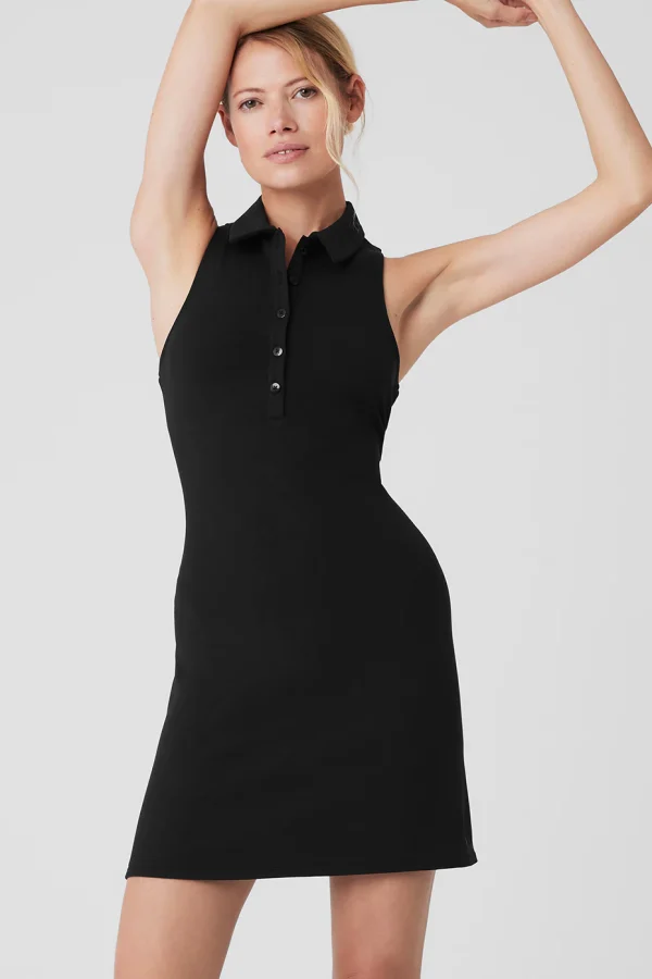 Charmed Tennis Dress - Black