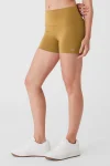 3 High-Waist Airlift Short - Golden Olive Branch