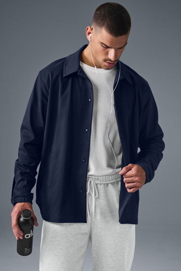 Edition Sueded Jacket – Navy