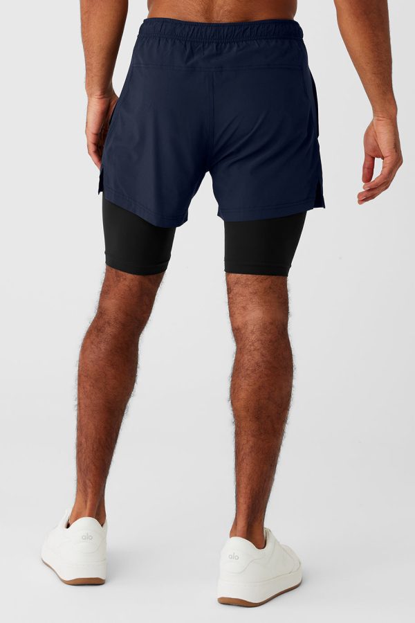 5″ Revival 2-in-1 Short – Navy/Black