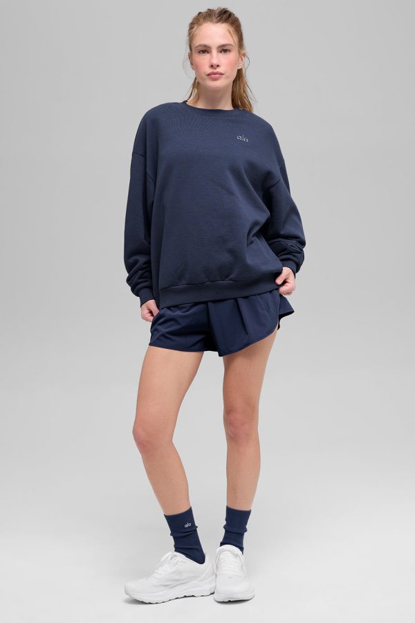 Accolade Crew Neck Pullover – Navy