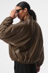 Faux Leather Premier Bomber ?C Espresso