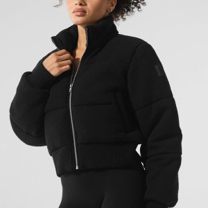 Darling Sweater Puffer ?C Black