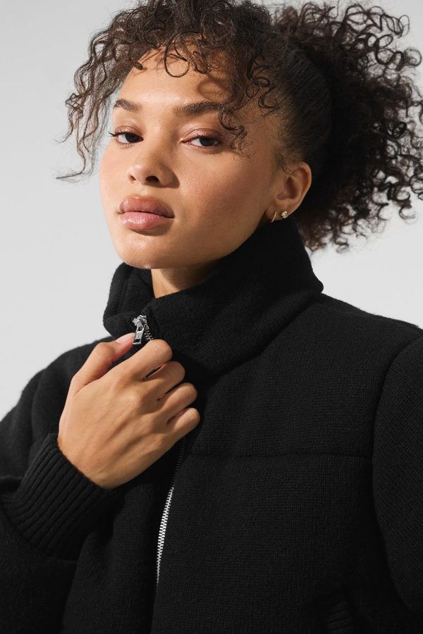 Darling Sweater Puffer ?C Black