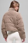Micro Corduroy Dreamy Puffer ?C Chai Latte