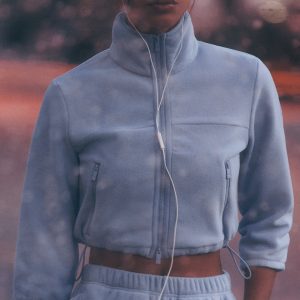 Polar Fleece Retreat Cropped Jacket ?C Winter Frost