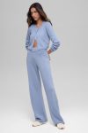 Cashmere High-Waist New Class Wide Leg Pant – Winter Frost