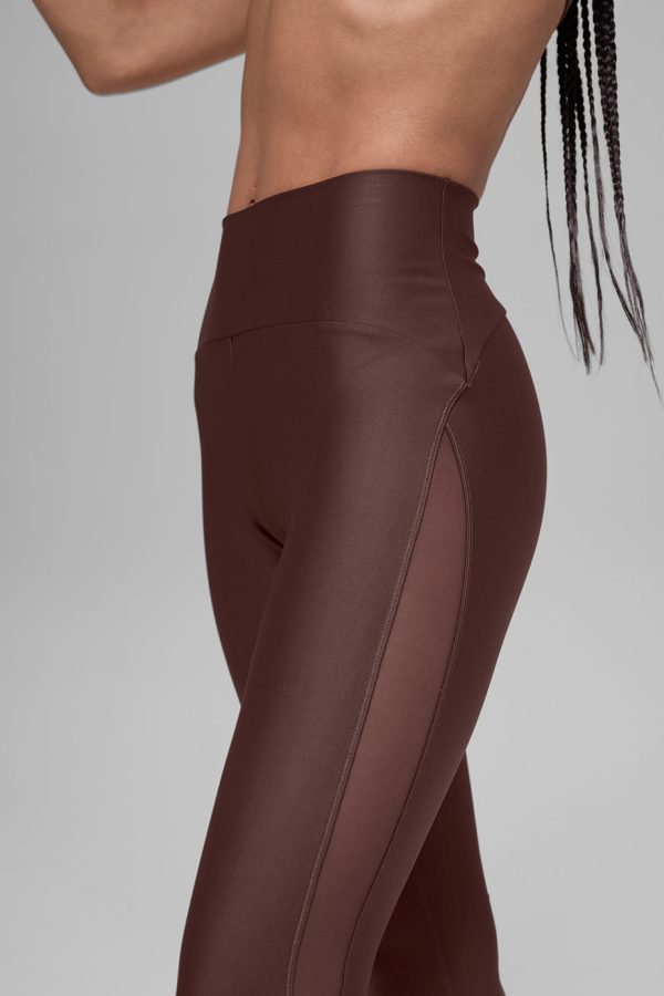 Airlift High-Waist Mesh Infatuation Legging – Brownstone