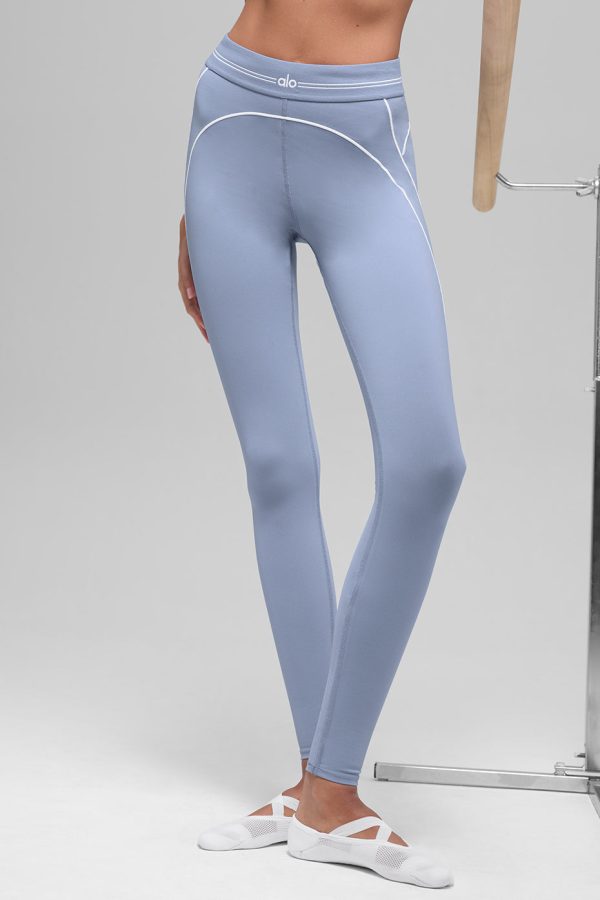 Airbrush High-Waist Heart Throb Legging – Winter Frost/White