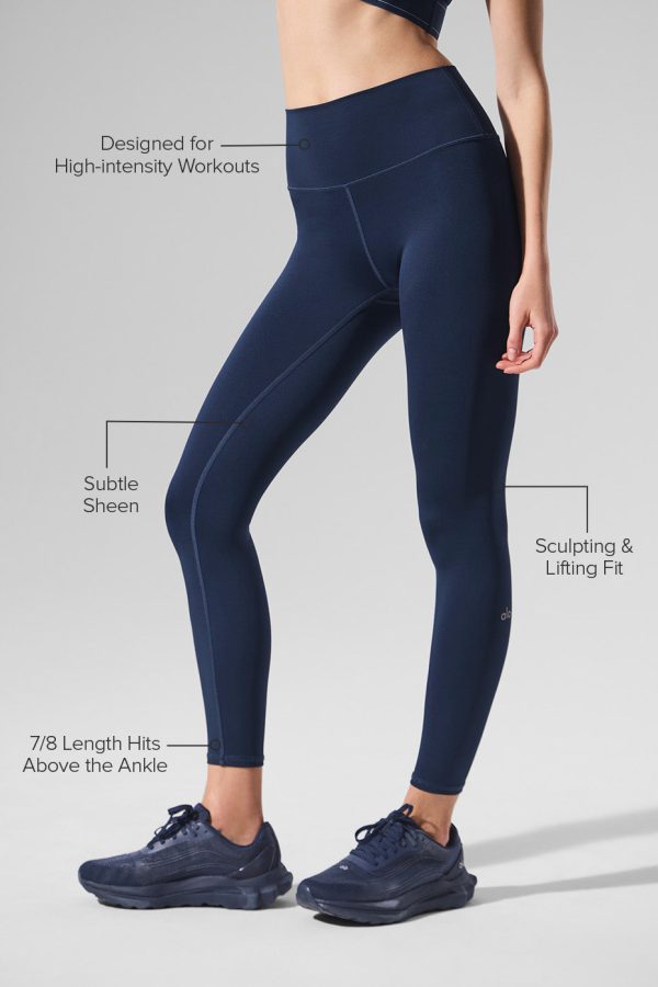 7/8 High-Waist Airlift Legging – Navy