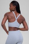 Seamless Two Tone Rib Bra ?C Winter Frost Heather