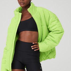 Corduroy Stage Puffer ?C Celery