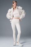 Foxy Sherpa Jacket ?C Ivory