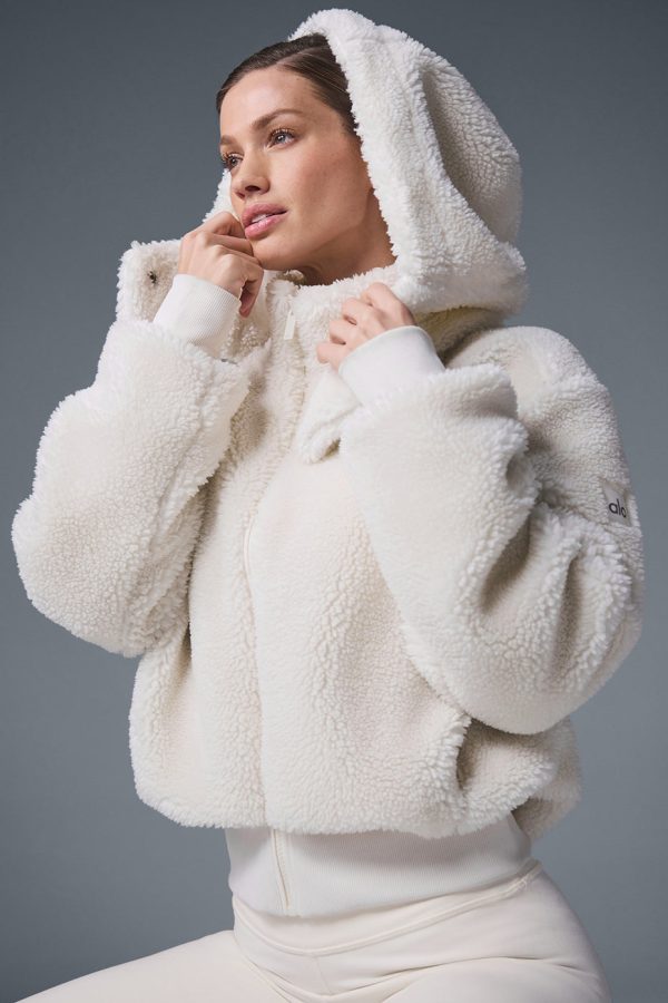Foxy Sherpa Jacket ?C Ivory