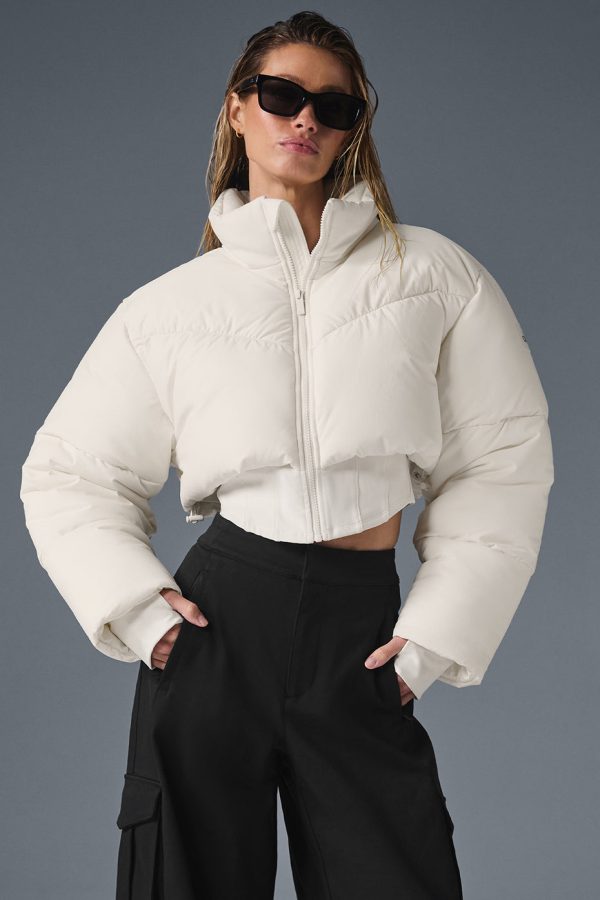 Main Act Corset Puffer ?C Ivory/Ivory