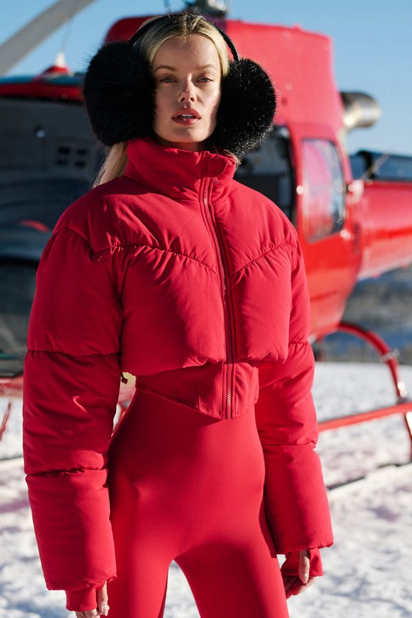 Main Act Corset Puffer ?C Bold Red