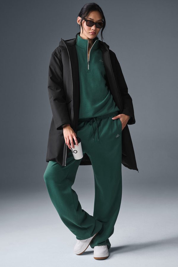 Rain Or Shine Puffer Long Coat ?C Black