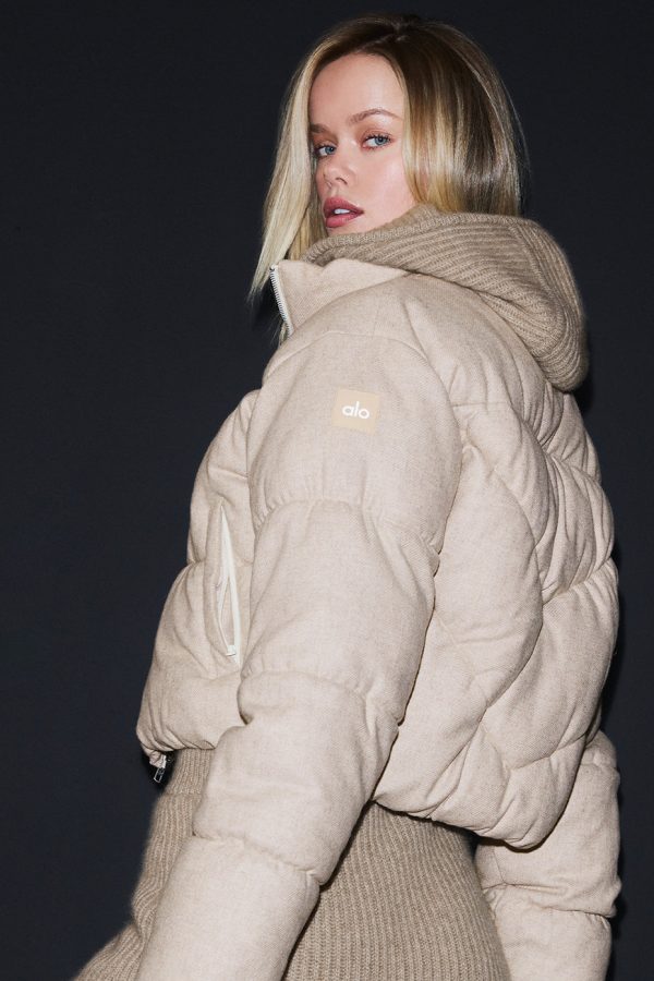 Cashmere Alpine Puffer ?C Flax Heather/Silverwood