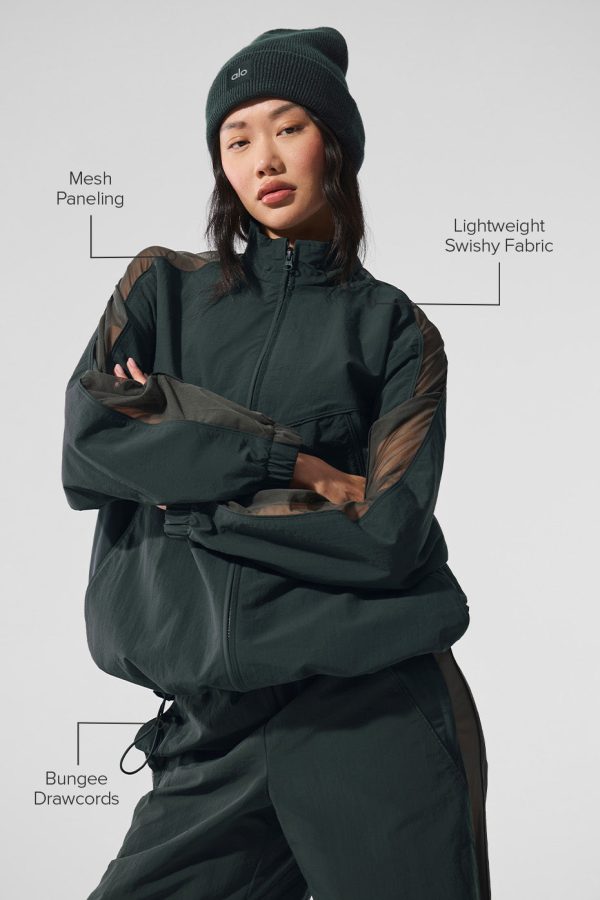 Origin Full-Zip Track Jacket ?C Charcoal Green