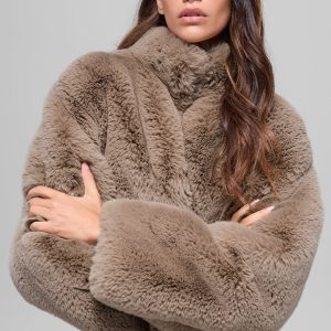 Faux Fur Allure Jacket ?C Oat