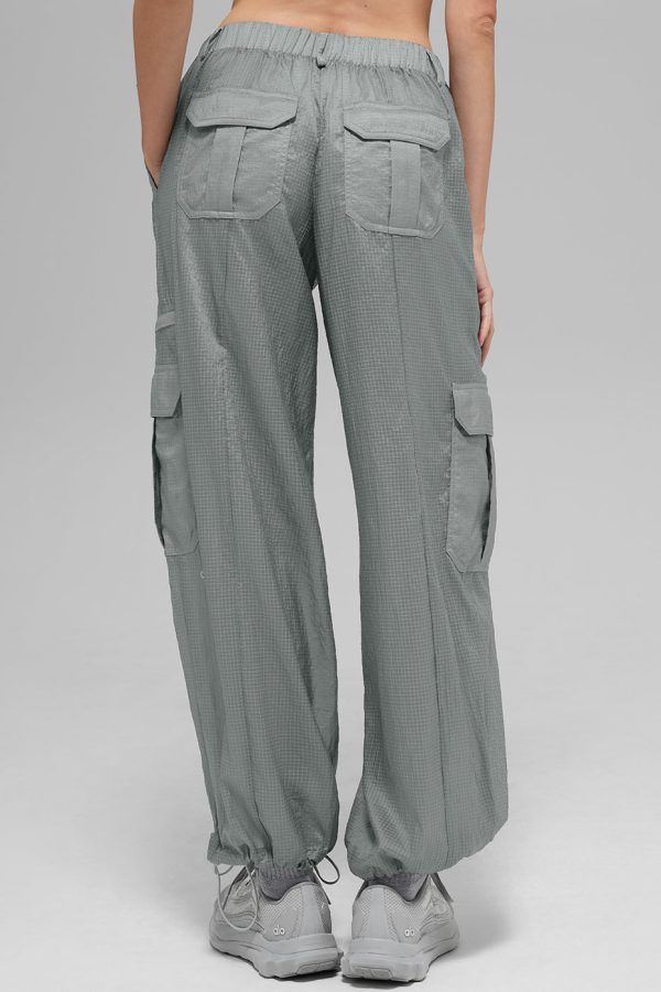 Sheer Game Time Wide Leg Jogger ?C Lunar Grey