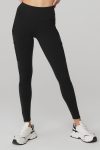 High-Waist Cargo Legging ?C Black