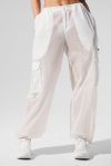 Sheer Game Time Wide Leg Jogger ?C White